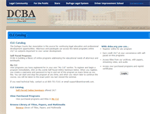 Tablet Screenshot of cle.dcba.org